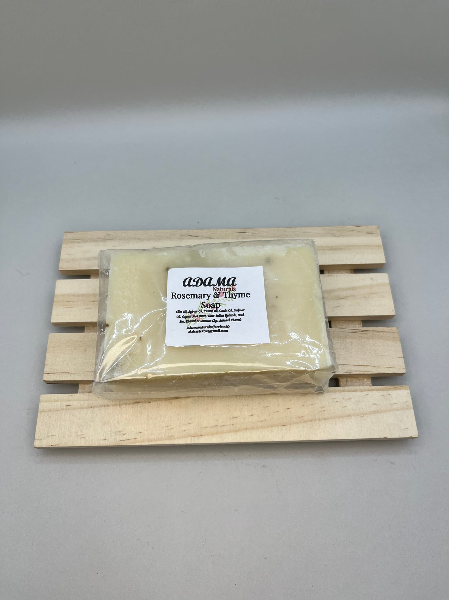 ADAMA Natural's Organic Soaps (4 oz) Rosemary & Thyme