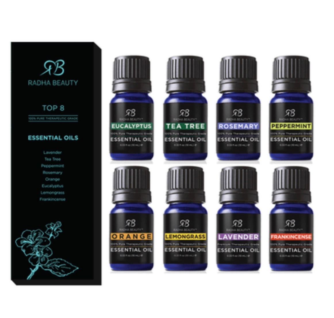 ADAMA Natruals Essential Oils (8 pack)