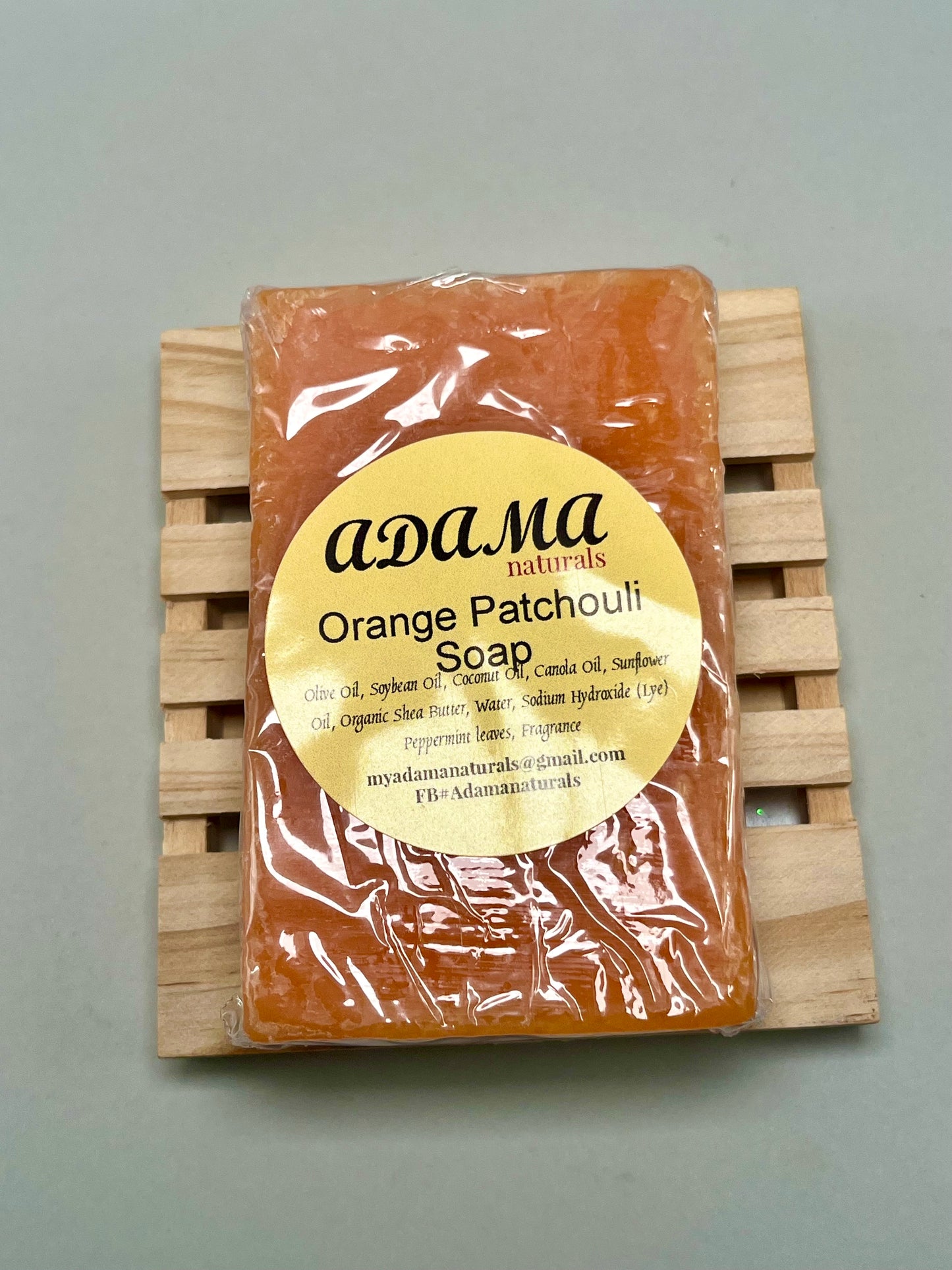 ADAMA Natural's Organic Soaps (4 oz) orange patchouli soap